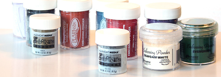 Using Embossing Powder with Polymer Clay