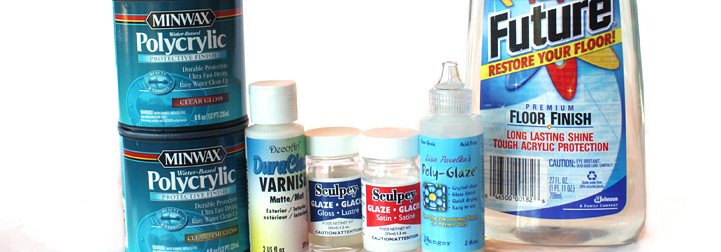 Using Finishes with Polymer Clay