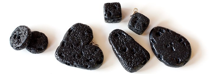 Polymer Clay Faux Lava Rock Tutorial