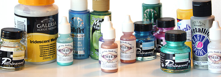 Using Metallic Paints with Polymer Clay